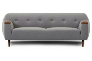 montel vintage 3 zitsbank grijs
