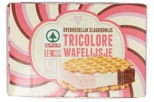 spar wafelblokijsje tricolore