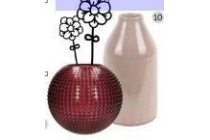 vase glass burgundy