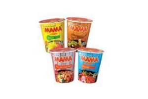 mama instant cup noodles