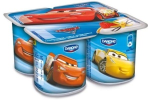 danone cars yoghurt