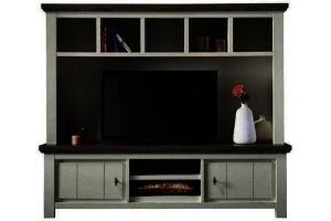 tv dressoir met opzetkast sepia