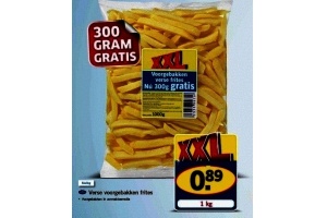 vers voorgebakken frites