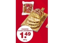pakkerd noten cranberry brood