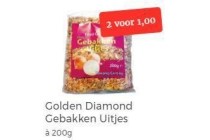 golden diamond gebakken uitjes