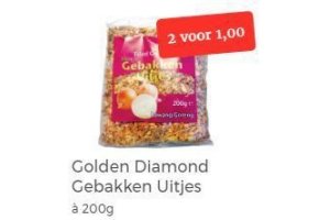 golden diamond gebakken uitjes