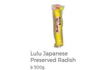 lulu japanese preserved radish