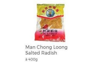 man chong loong salted radish