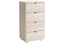 ladekast ilbro 4 lades naturel