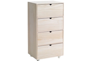ladekast ilbro 4 lades naturel
