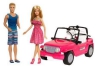 barbie beach cruiser 4x4 met barbie en ken