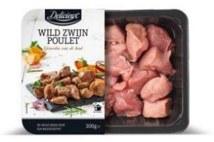 wild zwijn poulet