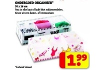 ondergoed organiser