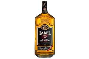 label 5 blended scotch whiskey
