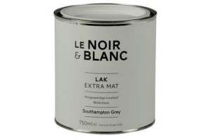 le noir en blanc lak en muurverf