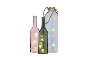 fles met led verlichting