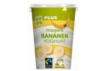 plus fairtrade banenyoghurt