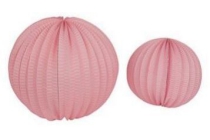 lampionnen set van 2 roze