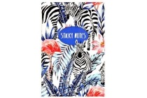 sticky notes pack zebra of ananas