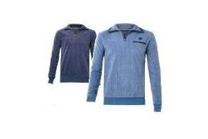 blue crew fleece pullover
