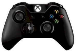 xbox one s draadloze zwarte controller