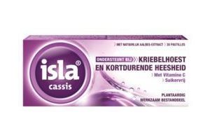 isla keelpastilles cassis