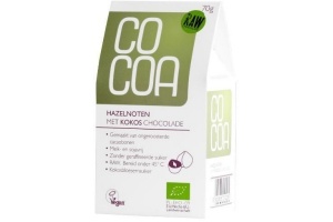 hazelnoten met kokos chocolade snacks