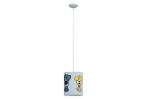 woezel en pip hanglamp blauw