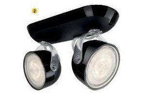 philips led spots dyna 2x3 watt