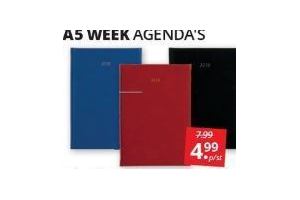 a5 week agenda