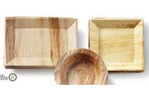 palmblad borden en schalen