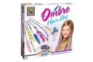 haarversiering maken ombre hair art