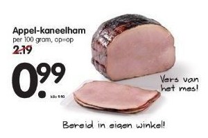 appel kaneel ham