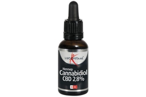 lucovitaal hennep cannabidiol cbd olie 2 8 30 ml voordeelfles