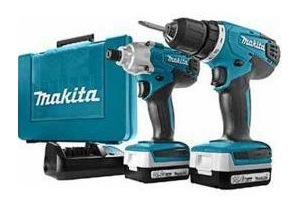 makita accu slagschroef klopboormachine combiset 14 4v