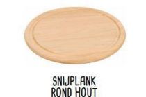 snijplank rond hout