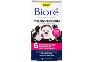 biore diep reinigende poriestrips met houtskool