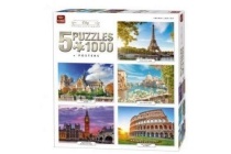 city puzzelbox 5 in 1 collectie