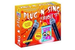 kinder karaoke set plug n sing