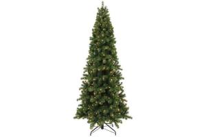 kunstkerstboom met led pencil pine