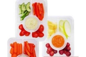 snackgroente of fruit