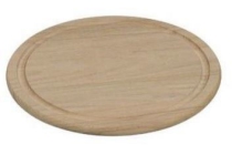 snijplank rond hout 25 cm