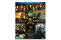 pirates of the caribbean 1 t m 5 blu ray