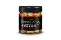 mosselen en rode peper