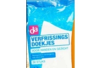 da verfrissingsdoekjes