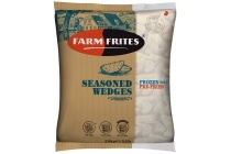 farm frites seasoned wedges