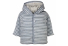 dirkje vest light blue stripe