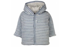 dirkje vest light blue stripe