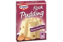 dr oetker kookpudding bitterkoekjes