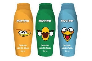 angry birds shampoo
